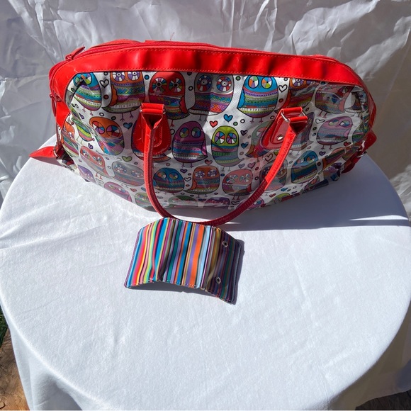 PAPERCHASE OWL TOTE BAG and KEY HOLDER - Picture 5 of 9